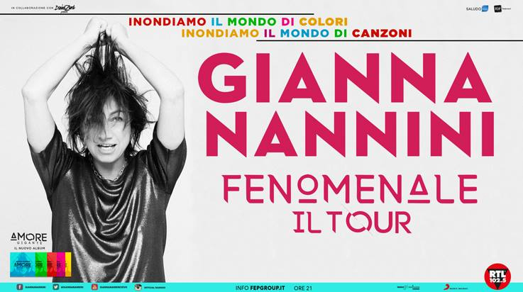 GIANNA NANNINI nuova data a Milano per FENOMENALE TOUR GIANNA NANNINI nuova data a Milano per FENOMENALE TOUR