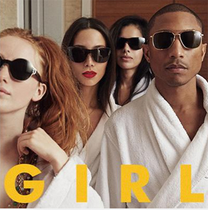 PHARRELL WILLIAMS, oggi in pre-order il nuovo album G  I  R  L in uscita per il 4 marzo