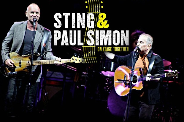 PAUL SIMON & STING live in Europa con ON STAGE TOGETHER nel 2015