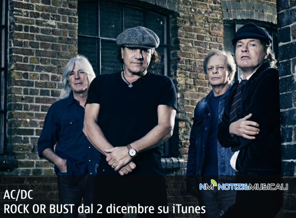 AC/DC da oggi 2 dicembre online il nuovo album ROCK OR BUST