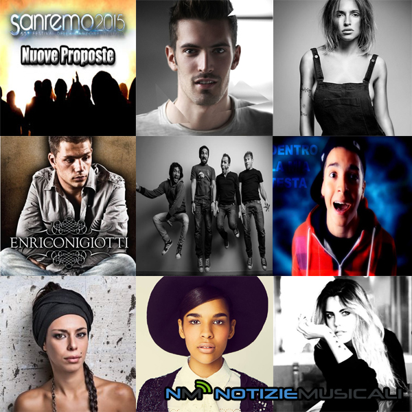 SANREMO 2015 ecco le 8 Nuove Proposte di questanno SANREMO 2015 ecco le 8 Nuove Proposte di questanno