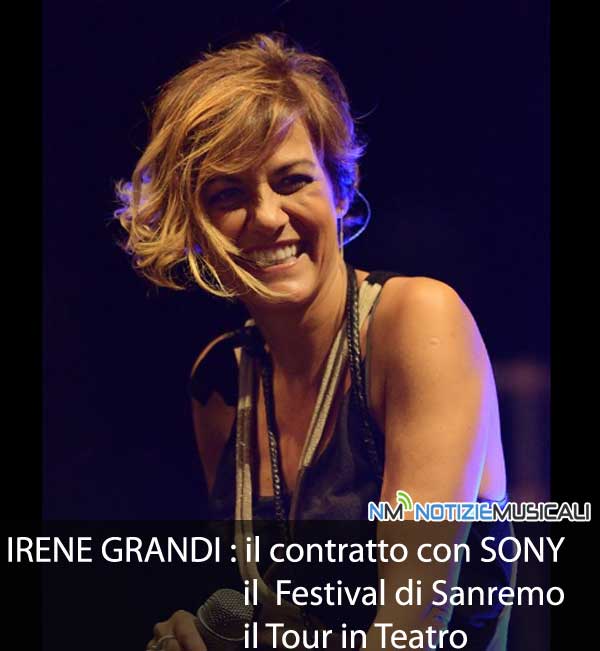 IRENE GRANDI, un 2015 ricco di tante novità IRENE GRANDI, un 2015 ricco di tante novità