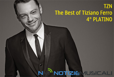 TIZIANO FERRO : 4 disco di platino per TZN TIZIANO FERRO : 4 disco di platino per TZN