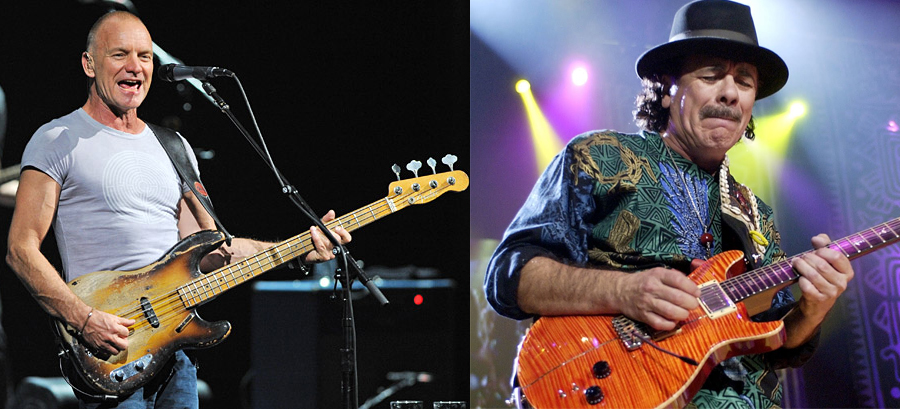 Ultimi due grandi appuntamenti al Pistoia Blues Festival con Santana e Sting