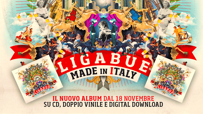 LIGABUE da domani 11 novembre in radio con MADE IN ITALY