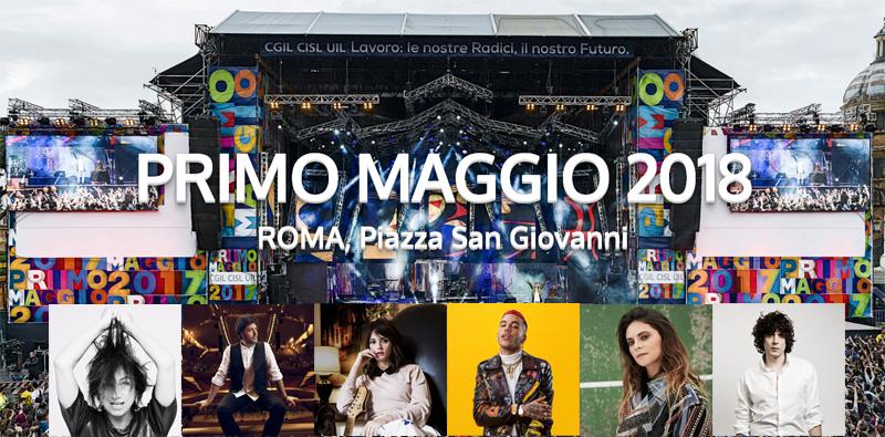 CONCERTO DEL PRIMO MAGGIO 2018 ROMA - IL CAST ARTISTICO