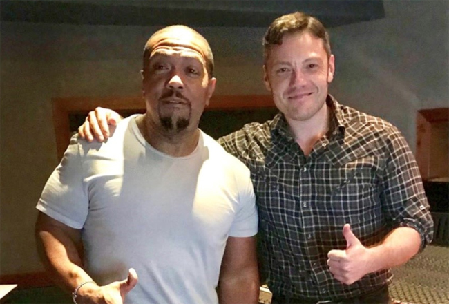 TIZIANO FERRO AL LAVORO CON TIMBALAND TIZIANO FERRO AL LAVORO CON TIMBALAND
