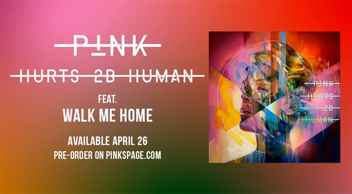 P!NK il 26 aprile arriva HURTS 2B HUMAN